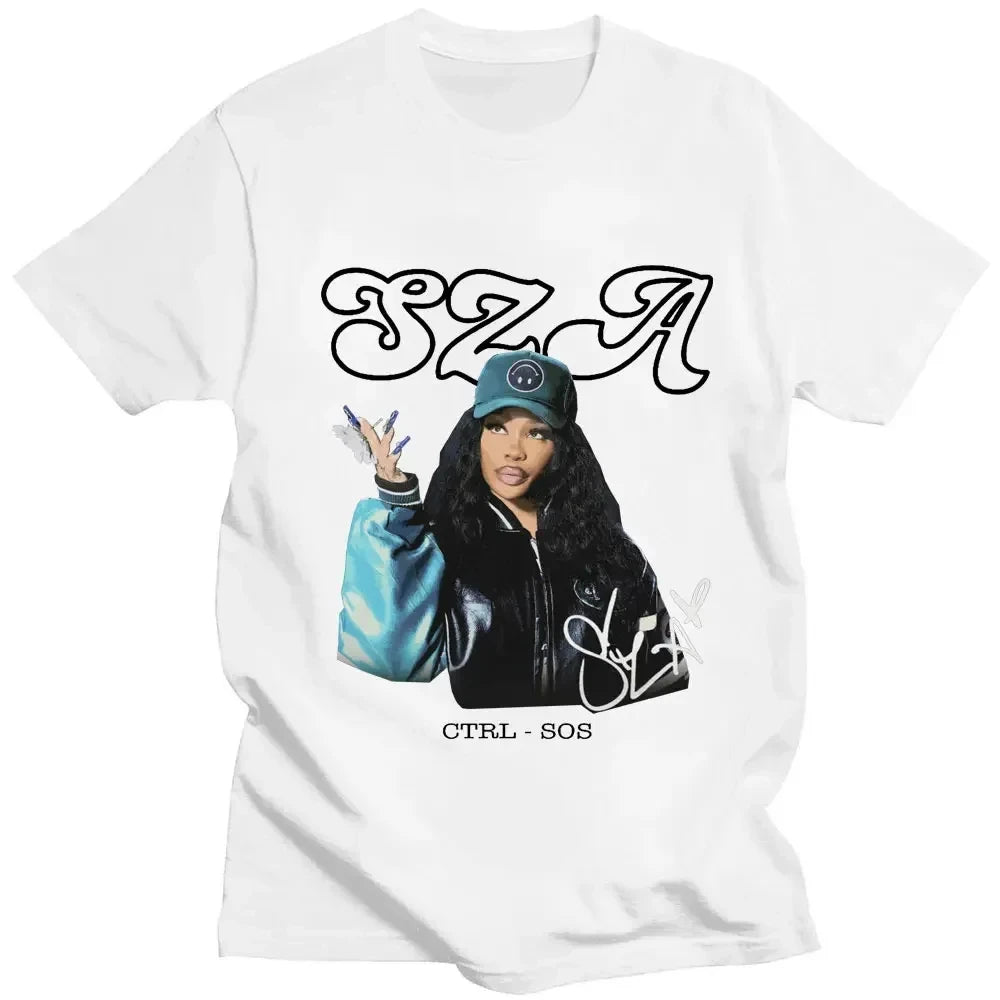 Rapper SZA CTRL X SOS Album Print T Shirt