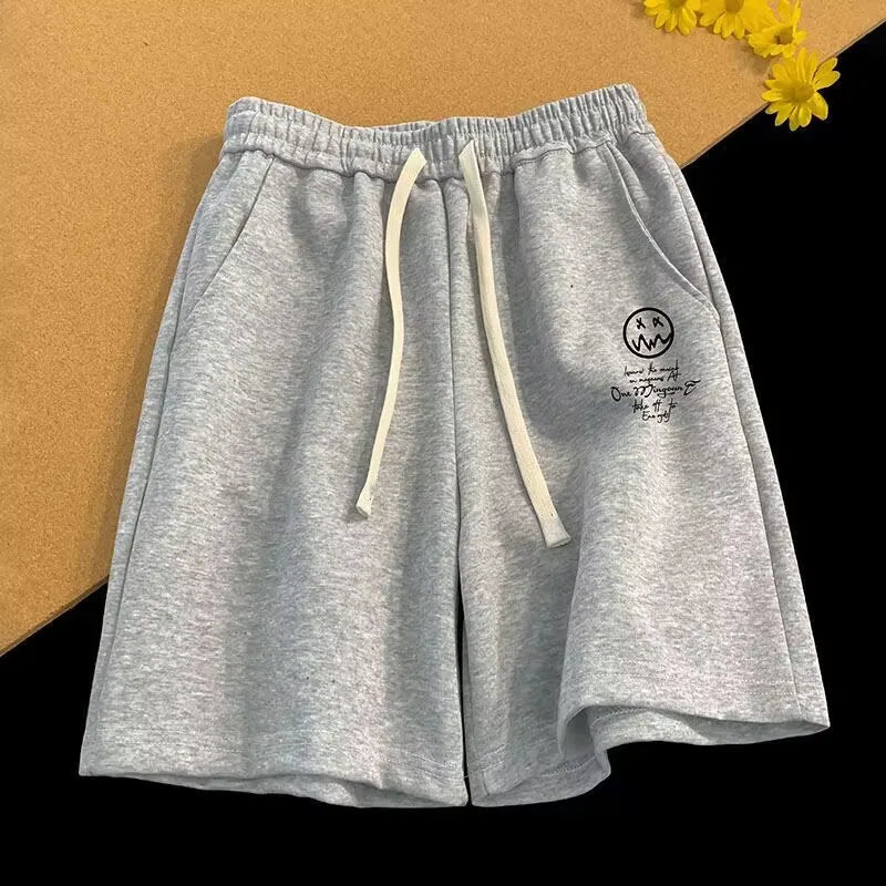 Stripped Smiley Shorts