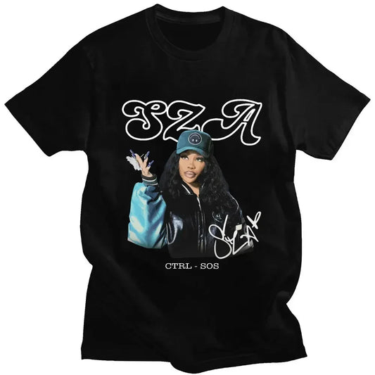 Rapper SZA CTRL X SOS Album Print T Shirt
