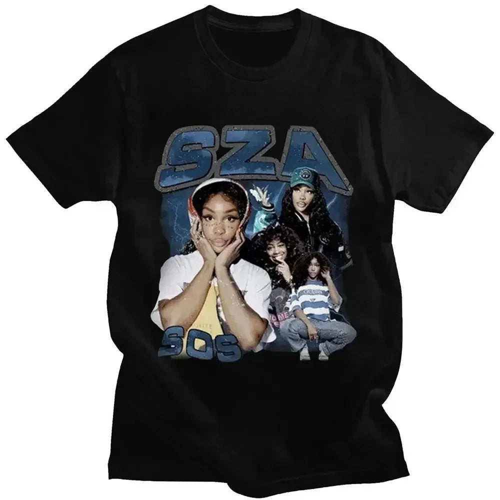 Rapper SZA CTRL X SOS Album Print T Shirt