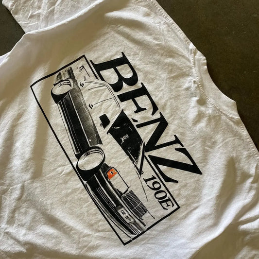 Y2k Clothing Vintage Car Tees