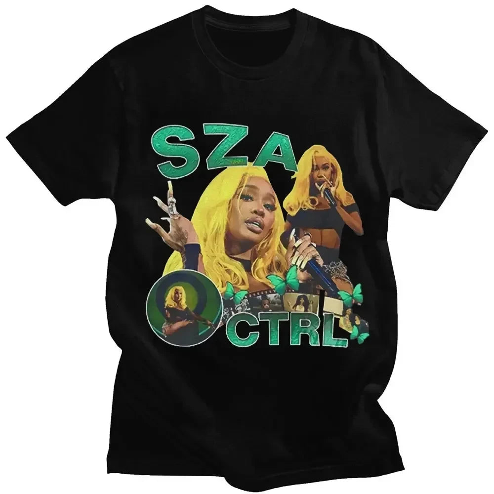 Rapper SZA CTRL X SOS Album Print T Shirt