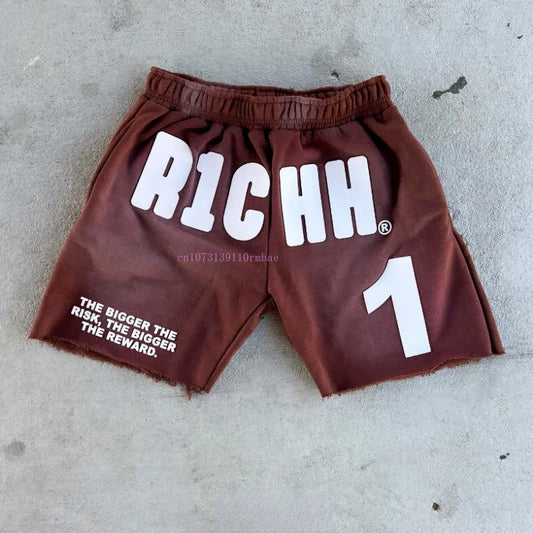 American Retro Senior Rubber Letters Shorts