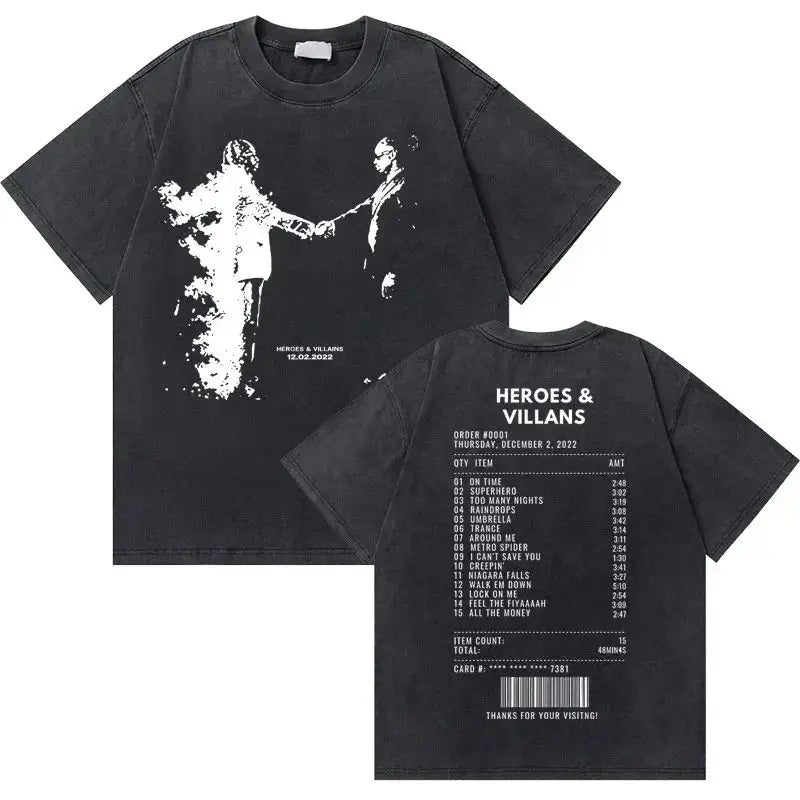 Rapper Future Metro Boomin We Don't Trust You Graphic Oversized T-shirt Men