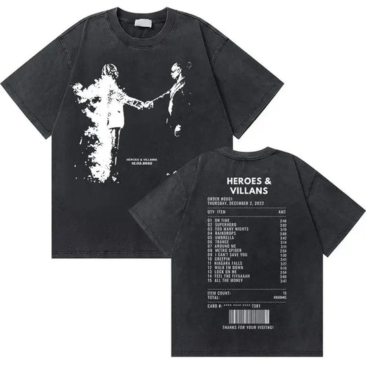 Rapper Future Metro Boomin We Don't Trust You Graphic Oversized T-shirt Men