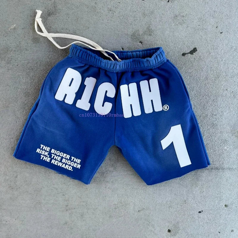 American Retro Senior Rubber Letters Shorts