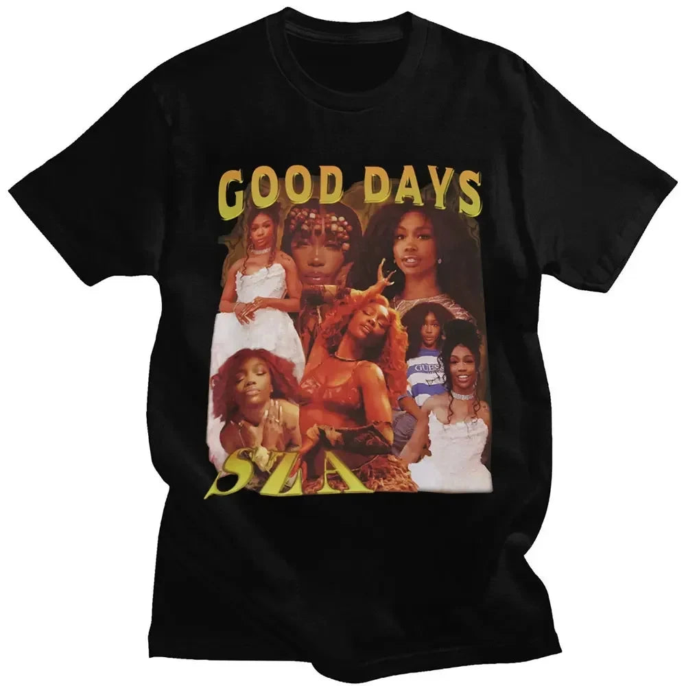 Rapper SZA CTRL X SOS Album Print T Shirt