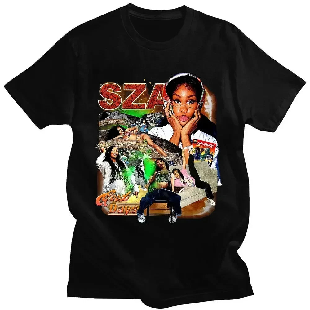 Rapper SZA CTRL X SOS Album Print T Shirt