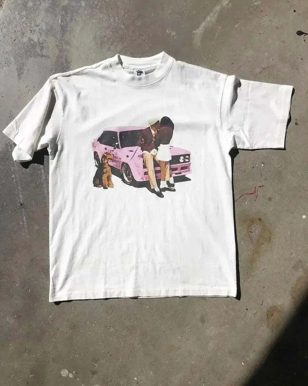 Y2k Clothing Vintage Car Tees