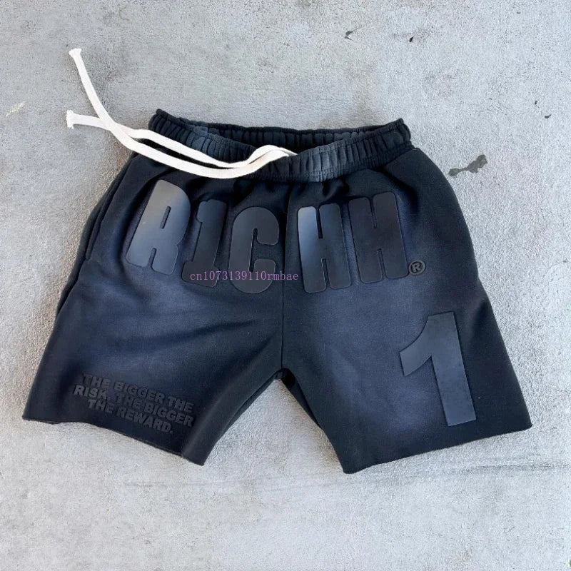American Retro Senior Rubber Letters Shorts