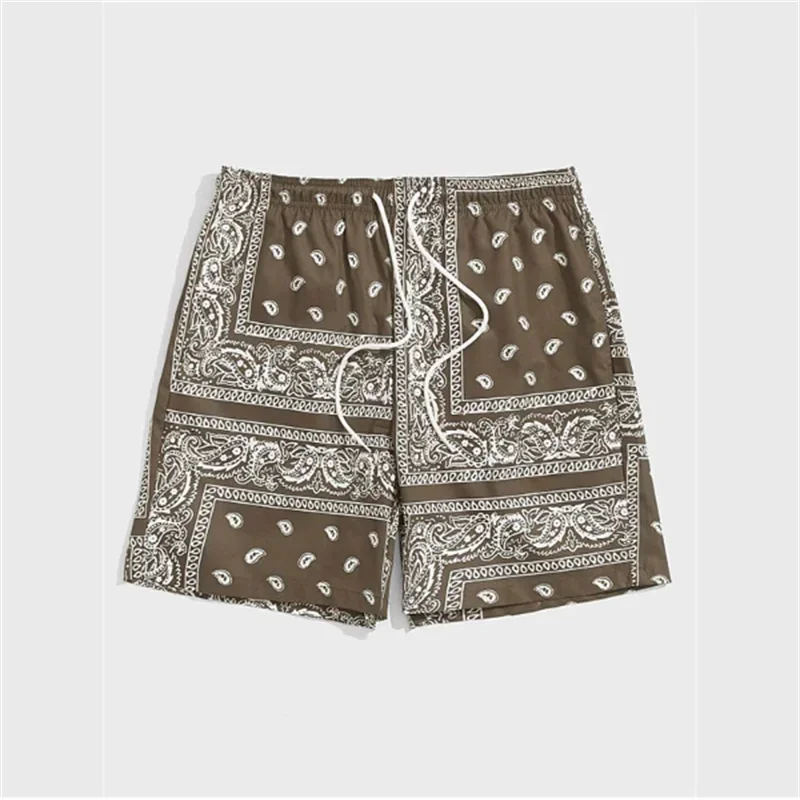 Bandana Graphic Beach Shorts