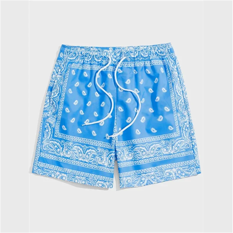 Bandana Graphic Beach Shorts