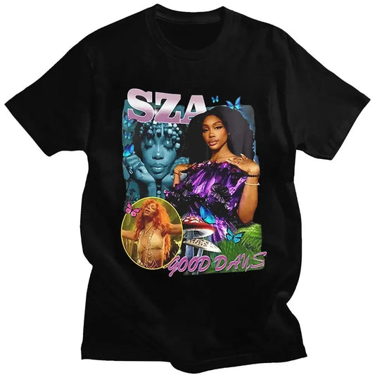 Rapper SZA CTRL X SOS Album Print T Shirt