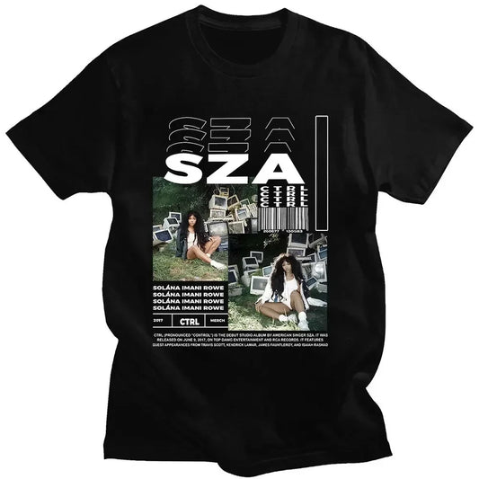 Rapper SZA CTRL X SOS Album Print T Shirt