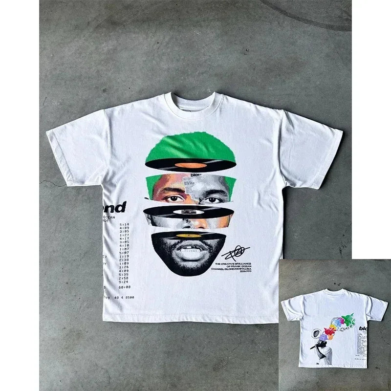 Y2K New American retro street loose oversized top