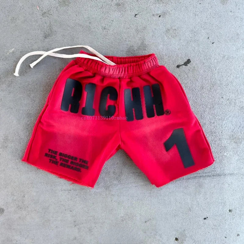 American Retro Senior Rubber Letters Shorts