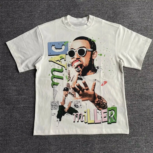 Vintage Oversized Cotton Short Sleeve