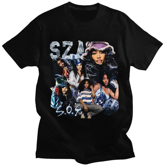 Rapper SZA CTRL X SOS Album Print T Shirt
