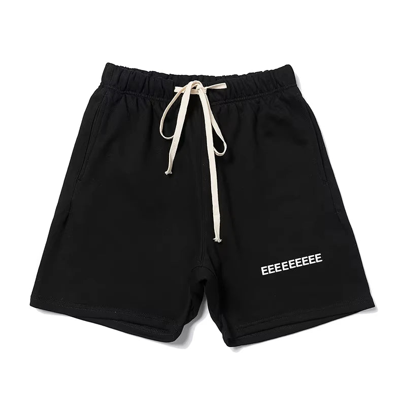 Drawstring Shorts Fashion Cotton Fleece Shorts