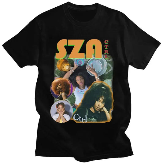Rapper SZA CTRL X SOS Album Print T Shirt
